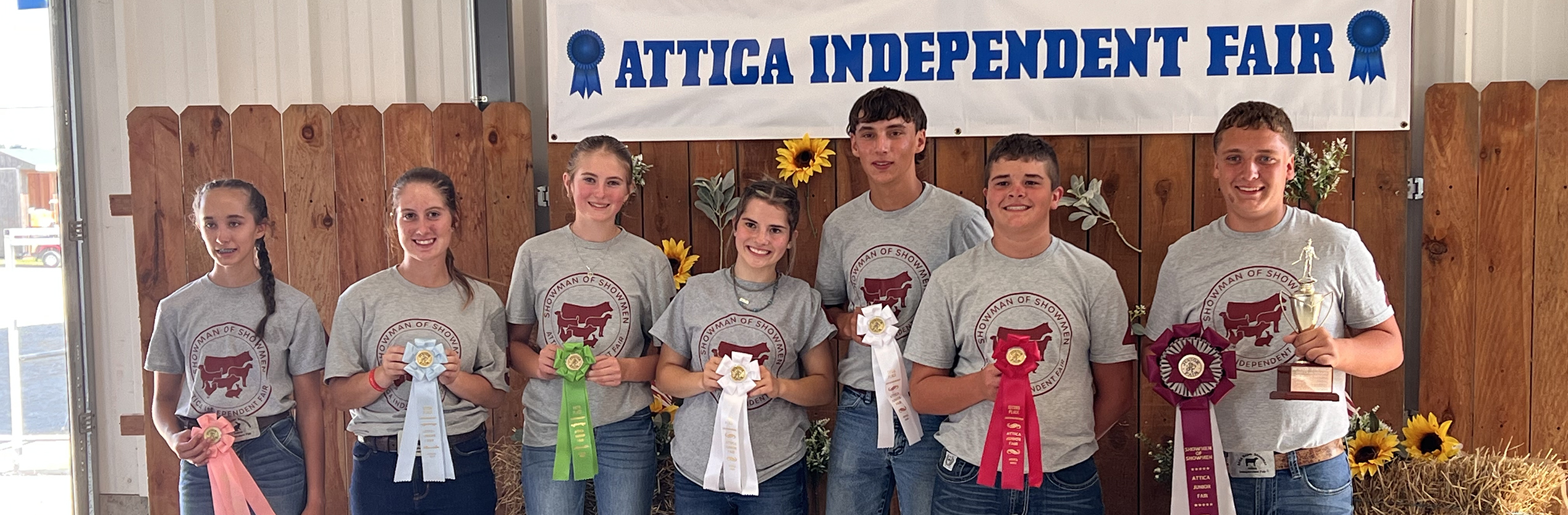 2024 Attica Fair Showman of Showmen participants