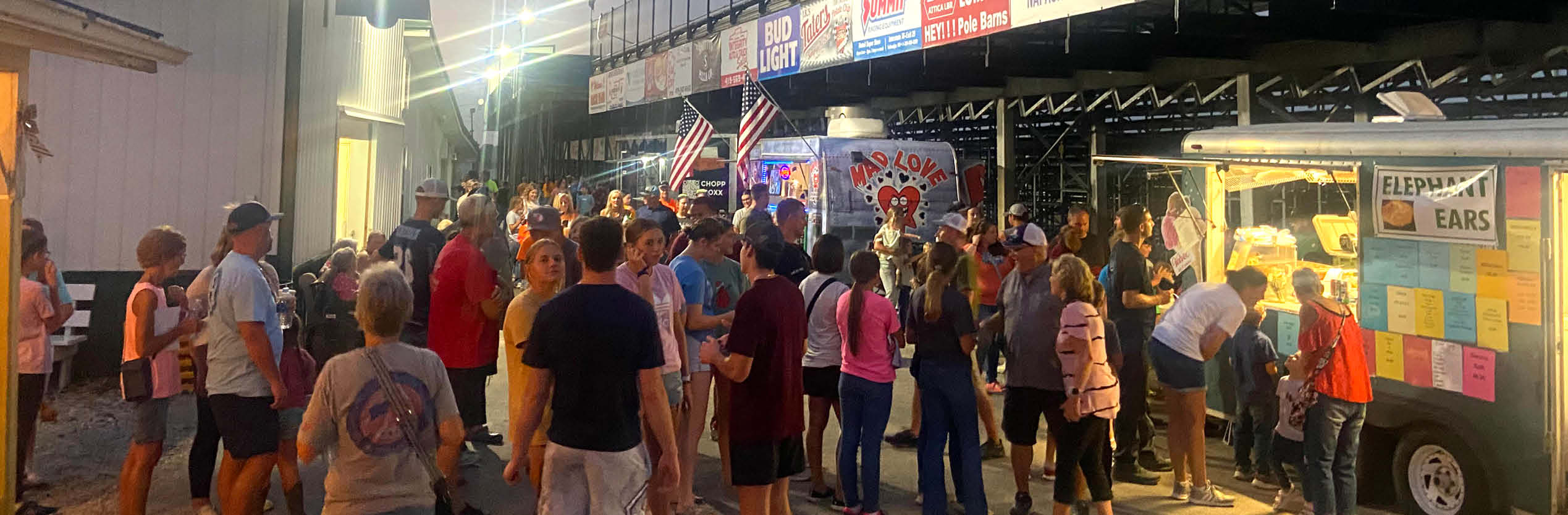 Attica Fair midway food vendors
